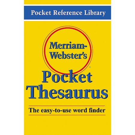Merriam-Webster Merriam-Websters Pocket Thesaurus, PK3 MW-524X